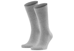 FALKE Kurzsocken Sensitive London (2er Pack) Grau/Dunkelgrau/Hellgrau