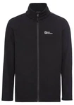 Jack Wolfskin Fleecejacke Schwarz/Grau/Dunkelgrau/Dunkelblau