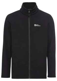 Jack Wolfskin Fleecejacke Schwarz/Grau/Dunkelgrau/Dunkelblau