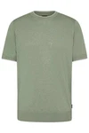 bugatti T-Shirt mit Kontraststreifen Grün/Dunkelgrün/Hellgrün
