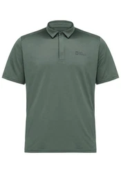 Jack Wolfskin Poloshirt DELGAMI POLO Grün/Dunkelgrün