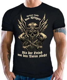 T-Shirt fr Wikinger Nordmann Keltic Fans - keiner liebt den Krieger
