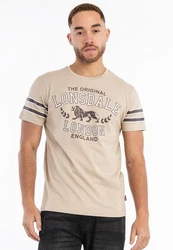 Lonsdale T-Shirt Brouster Khaki/Beige/Braun