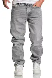 Weite Jeans BOX HILL 90s Baggy Jeans Herren 90s Denim Jeans Hose Straight Baggy