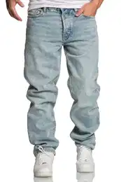 Weite Jeans BOX HILL 90s Baggy Jeans Herren 90s Denim Jeans Hose Straight Baggy