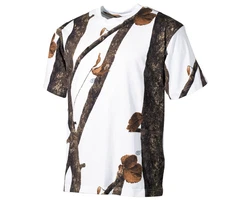 MFH US T-Shirt, halbarm jäger/schnee