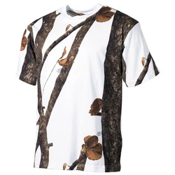 MFH US T-Shirt, halbarm jäger/schnee