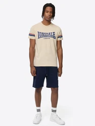 Lonsdale T-Shirt Creich Khaki/Rot/Braun/Beige/Weiß