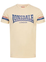 Lonsdale T-Shirt Creich Khaki/Rot/Braun/Beige/Weiß