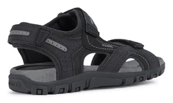 Geox Sandalette U8224D 050AU Schwarz/Dunkelgrau/Grau