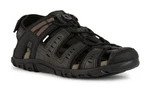 Geox Sandalette Wanderschuh Trekkingsandale Schwarz/Dunkelgrün