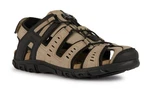 Geox Sandalette Wanderschuh Trekkingsandale helltaupe/schwarz