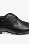 Next Unifarbene Derby-Schuhe aus Leder Schnürschuh (1-tlg) 