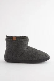 Hausstiefel in Strickoptik Hausschuh (1-tlg)