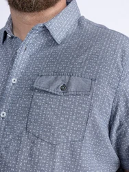 Petrol Industries Kurzarmhemd Men Shirt Short Sleeve Grau/Blau/Rot/Hellblau/Schwarz