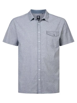 Petrol Industries Kurzarmhemd Men Shirt Short Sleeve Grau/Blau/Rot/Hellblau/Schwarz