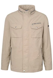 Langjacke mit einrollbarer Kapuze