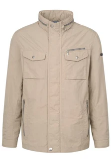 bugatti Langjacke mit einrollbarer Kapuze