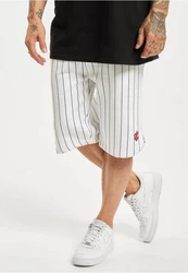 Rocawear Stoffhose Coles Shorts Blau/Weiß/Creme/Grau/Dunkelblau