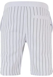 Rocawear Stoffhose Coles Shorts Blau/Weiß/Creme/Grau/Dunkelblau