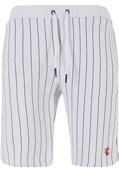 Rocawear Stoffhose Coles Shorts Blau/Weiß/Creme/Grau/Dunkelblau