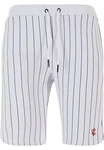 Rocawear Stoffhose Coles Shorts Blau/Weiß/Creme/Grau/Dunkelblau