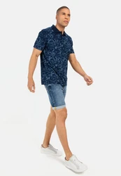 camel active Poloshirt Shirts_Poloshirt Blau/Dunkelblau