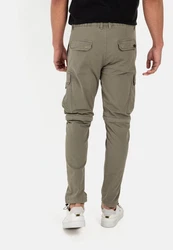 camel active Cargohose Zip-off Khaki/Dunkelgrün