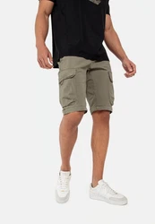 camel active Cargohose Zip-off Khaki/Dunkelgrün