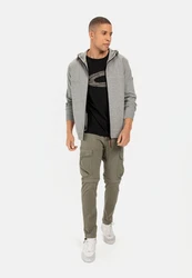 camel active Cargohose Zip-off Khaki/Dunkelgrün