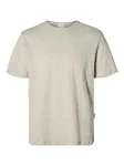 SELECTED HOMME T-Shirt 'Bet' SLHBET hellbeige