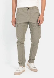 camel active Cargohose Casual Cargo Hose Khaki/Dunkelgrün