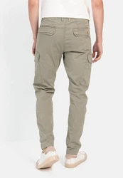 camel active Cargohose Casual Cargo Hose Khaki/Dunkelgrün