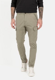 camel active Cargohose Casual Cargo Hose Khaki/Dunkelgrün