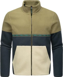 Fleecejacke Lonndy Angesagte Herren Plschjacke mit hohem Kragen