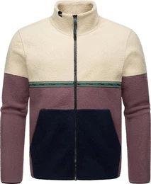 Fleecejacke Lonndy Angesagte Herren Plschjacke mit hohem Kragen