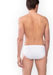 Mey Slip DRY COTTON (2er-Pack) Weiß/Creme/Grau