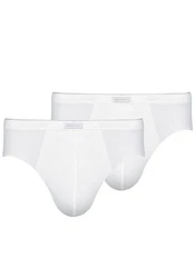 Mey Slip DRY COTTON (2er-Pack) Weiß/Creme/Grau