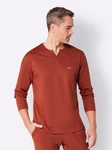Witt Schlafanzug Schlafanzug-Shirt Braun/Rot/Orange/Dunkelrot