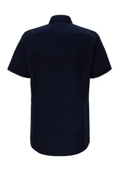 OLYMP Kurzarmhemd Level Five body fit Dunkelblau/Blau
