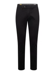 bugatti Premium Chinohose 4220-16224 Flatfront Schwarz