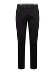 bugatti Premium Chinohose 4220-16224 Flatfront Schwarz