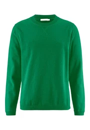 Strickpullover Regular aus Bio-Baumwolle mit Leinen (1-tlg)