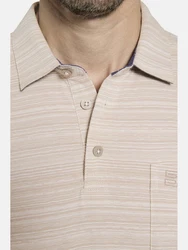 Babista Poloshirt TRENZIO mit Seitenschlitze für Komfort beige