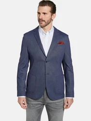 Babista Jerseysakko ZANLO mit mehreren Taschen blau