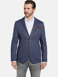 Babista Jerseysakko ZANLO mit mehreren Taschen blau