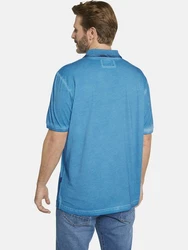 Babista Poloshirt TERLINO im Used-Look Hellblau/Blau