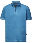 Babista Poloshirt TERLINO im Used-Look Hellblau/Blau