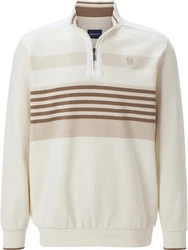 Babista Sweatshirt MODASTIL mit Troyer-Kragen wollwei