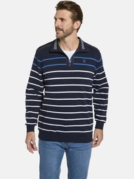 Sweatshirt MODASTELLA mit filigranen Streifen